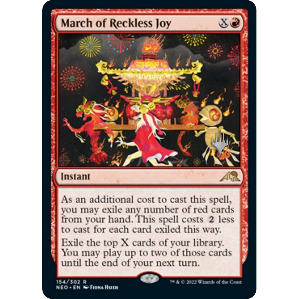 Image for March of Reckless Joy (154) (PPNEO) - Magic: The Gathering
