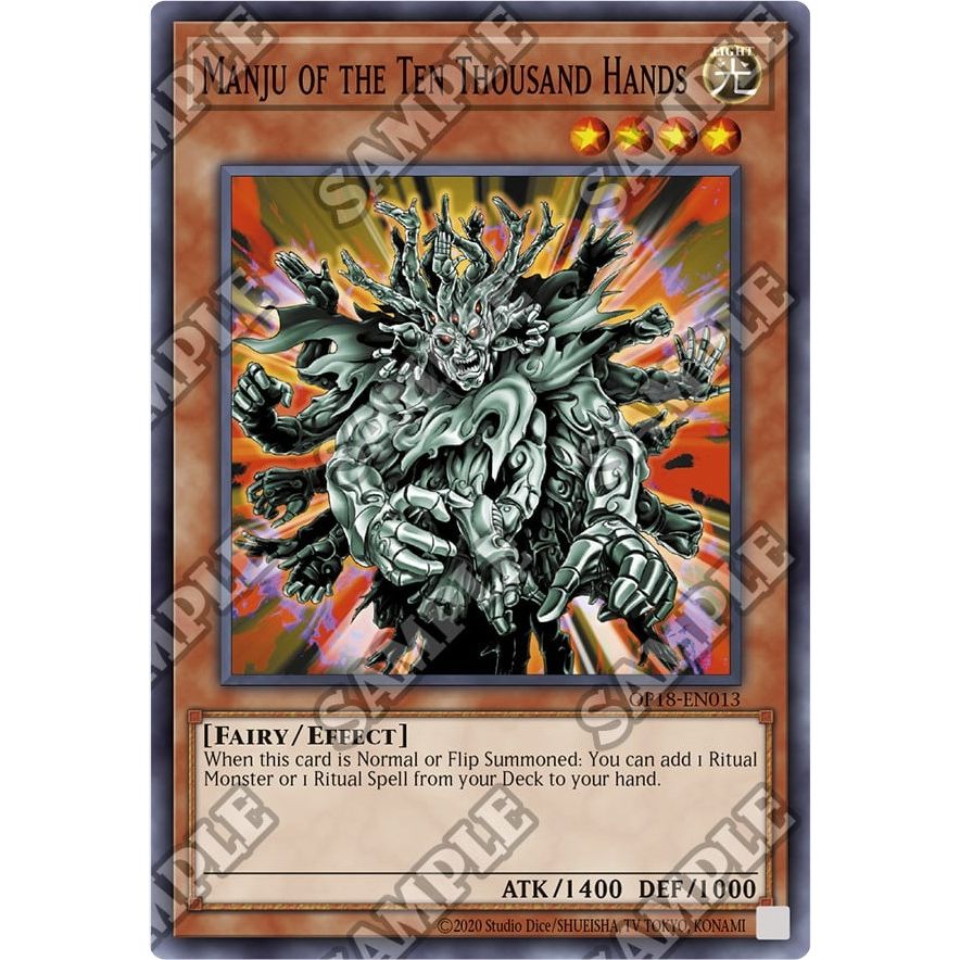 Image for Manju of the Ten Thousand Hands (OP18-EN013) (OP18) - YuGiOh