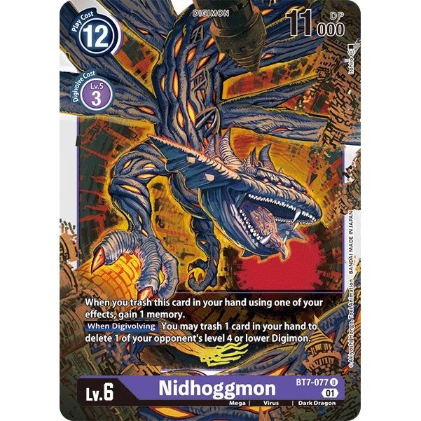 Image for Nidhoggmon (BT7-077 U) (BT07) - Digimon Card Game