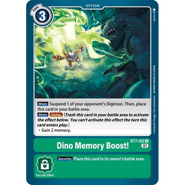 Image for Dino Memory Boost! (BT7-102 C) (BT07) - Digimon Card Game