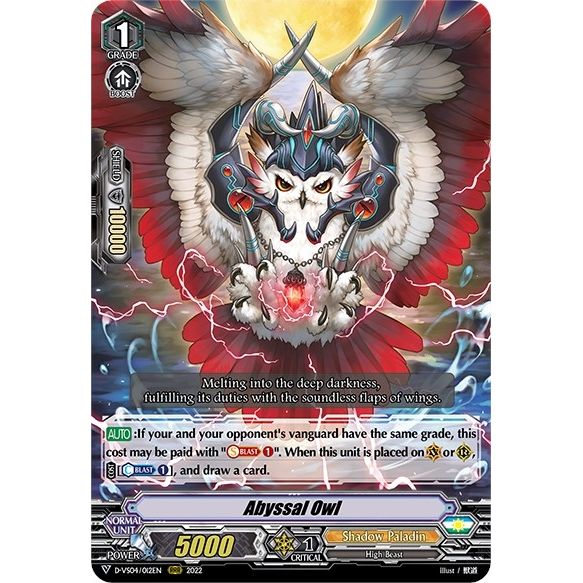 Image for Abyssal Owl (D-VS04/012EN) (D-VS04) - Cardfight Vanguard