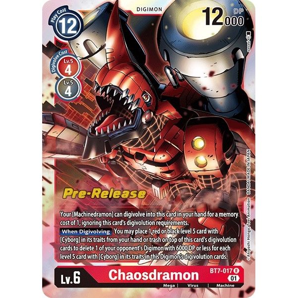 Image for Chaosdramon (BT7-017 R) (BT07_PR) - Digimon Card Game