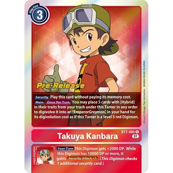 Image for Takuya Kanbara (BT7-085 R) (BT07_PR) - Digimon Card Game