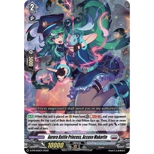 Image for Aurora Battle Princess, Accuse Makarite (D-PR/056EN) (D-PR) - Cardfight Vanguard