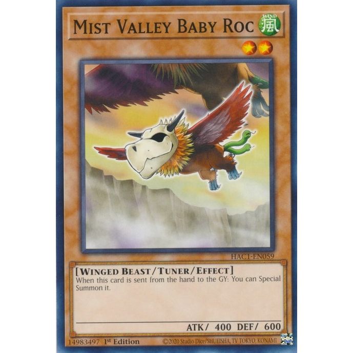 Image for Mist Valley Baby Roc (HAC1-EN059) (HAC1) - YuGiOh