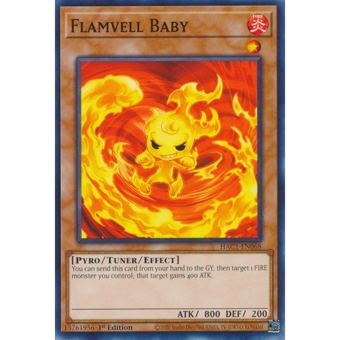 Image for Flamvell Baby (HAC1-EN068) (HAC1) - YuGiOh