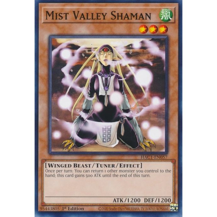 Image for Mist Valley Shaman (HAC1-EN057) (HAC1) - YuGiOh