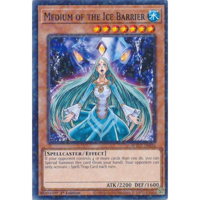 Image for Medium of the Ice Barrier (Duel Terminal) (HAC1-EN034) (HAC1) - YuGiOh