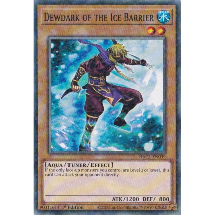 Image for Dewdark of the Ice Barrier (Duel Terminal) (HAC1-EN039) (HAC1) - YuGiOh