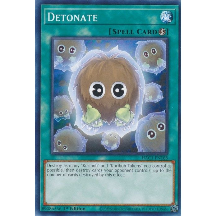 Image for Detonate (HAC1-EN168) (HAC1) - YuGiOh