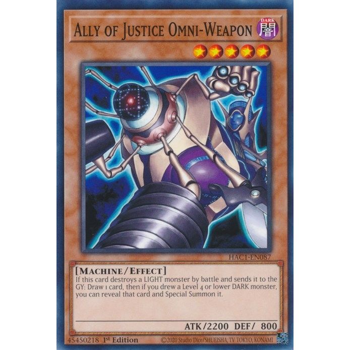 Image for Ally of Justice Omni-Weapon (HAC1-EN087) (HAC1) - YuGiOh