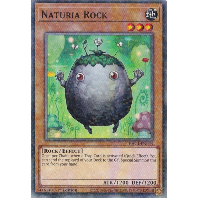 Image for Naturia Rock (Duel Terminal) (HAC1-EN094) (HAC1) - YuGiOh