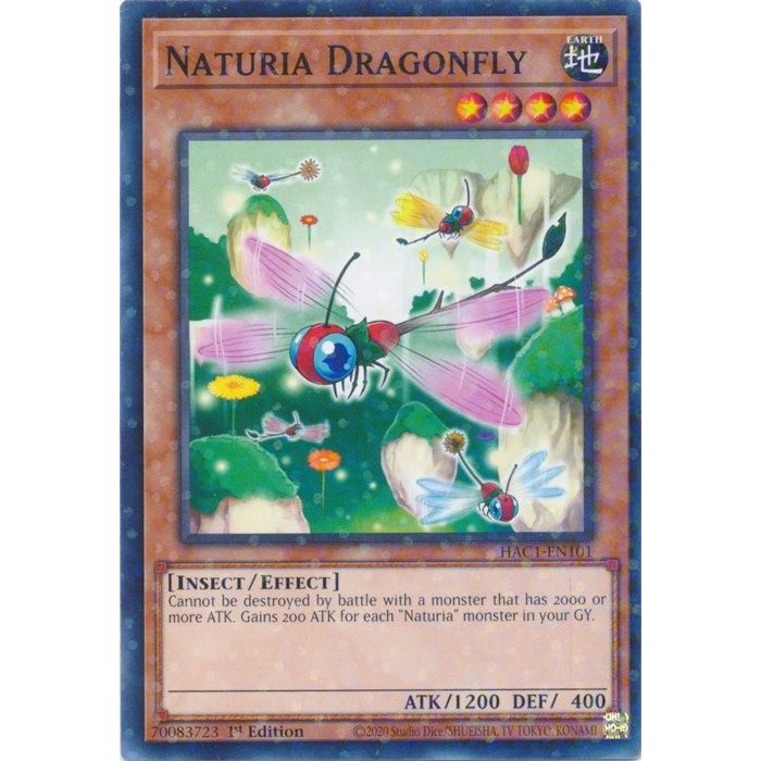 Image for Naturia Dragonfly (Duel Terminal) (HAC1-EN101) (HAC1) - YuGiOh