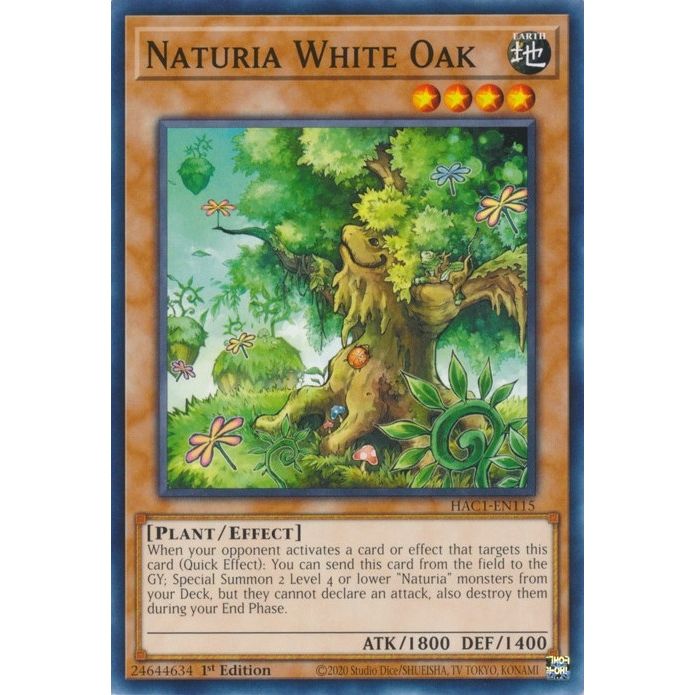 Image for Naturia White Oak (HAC1-EN115) (HAC1) - YuGiOh
