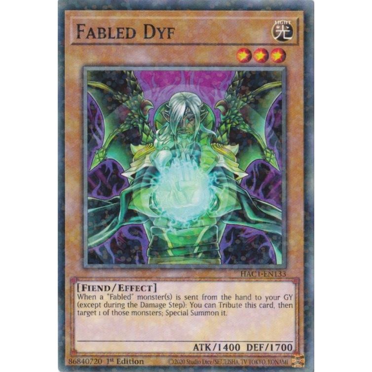 Image for Fabled Dyf (Duel Terminal) (HAC1-EN133) (HAC1) - YuGiOh