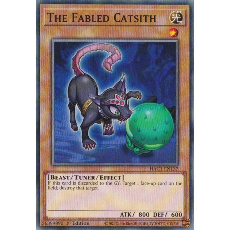 Image for The Fabled Catsith (HAC1-EN137) (HAC1) - YuGiOh