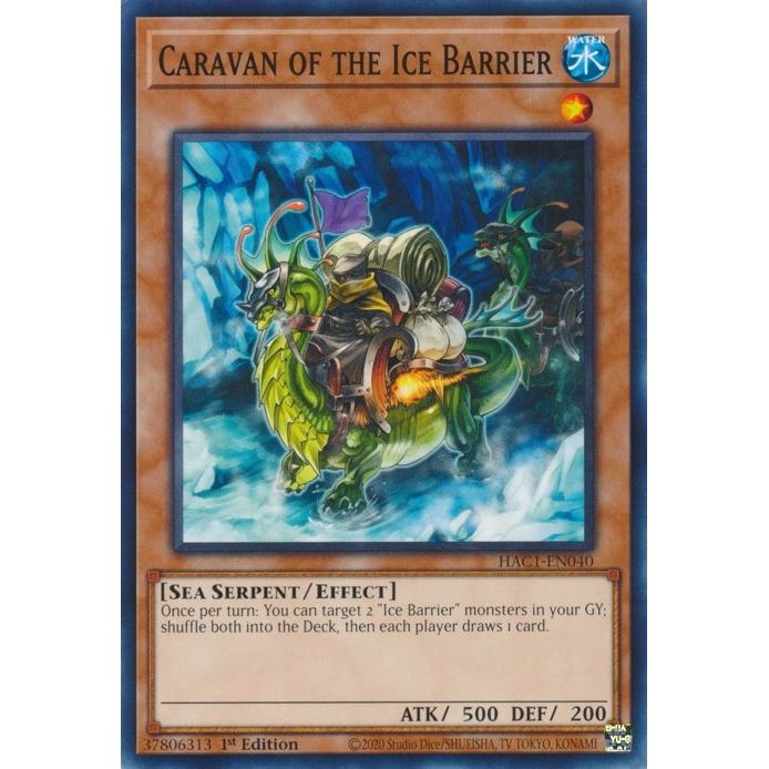 Image for Caravan of the Ice Barrier (HAC1-EN040) (HAC1) - YuGiOh