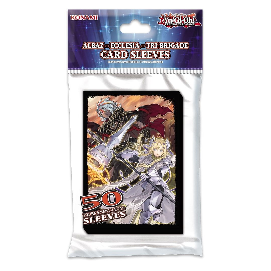 Image for Albaz - Ecclesia - Tri-Brigade Card Sleeves for Yu-Gi-Oh! (50-Pack) - Card Sleeves