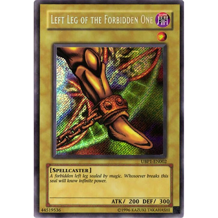 Image for Left Leg of the Forbidden One (UBP1-EN002) (UBP1) - YuGiOh