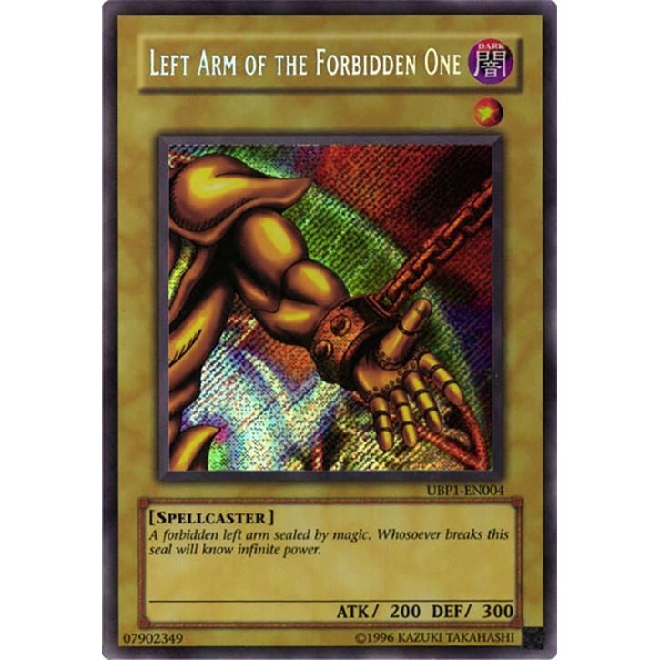 Image for Left Arm of the Forbidden One (UBP1-EN004) (UBP1) - YuGiOh