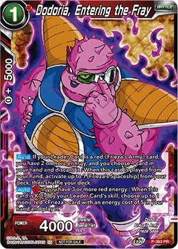 Image for Dodoria, Entering the Fray (Tournament Pack Vol. 7) (P-363) (TPR) - Dragon Ball Super: Masters
