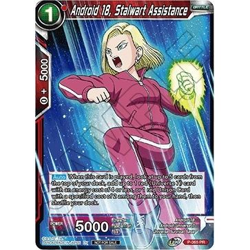 Image for Android 18, Stalwart Assistance (Tournament Pack Vol. 7) (P-365) (TPR) - Dragon Ball Super: Masters