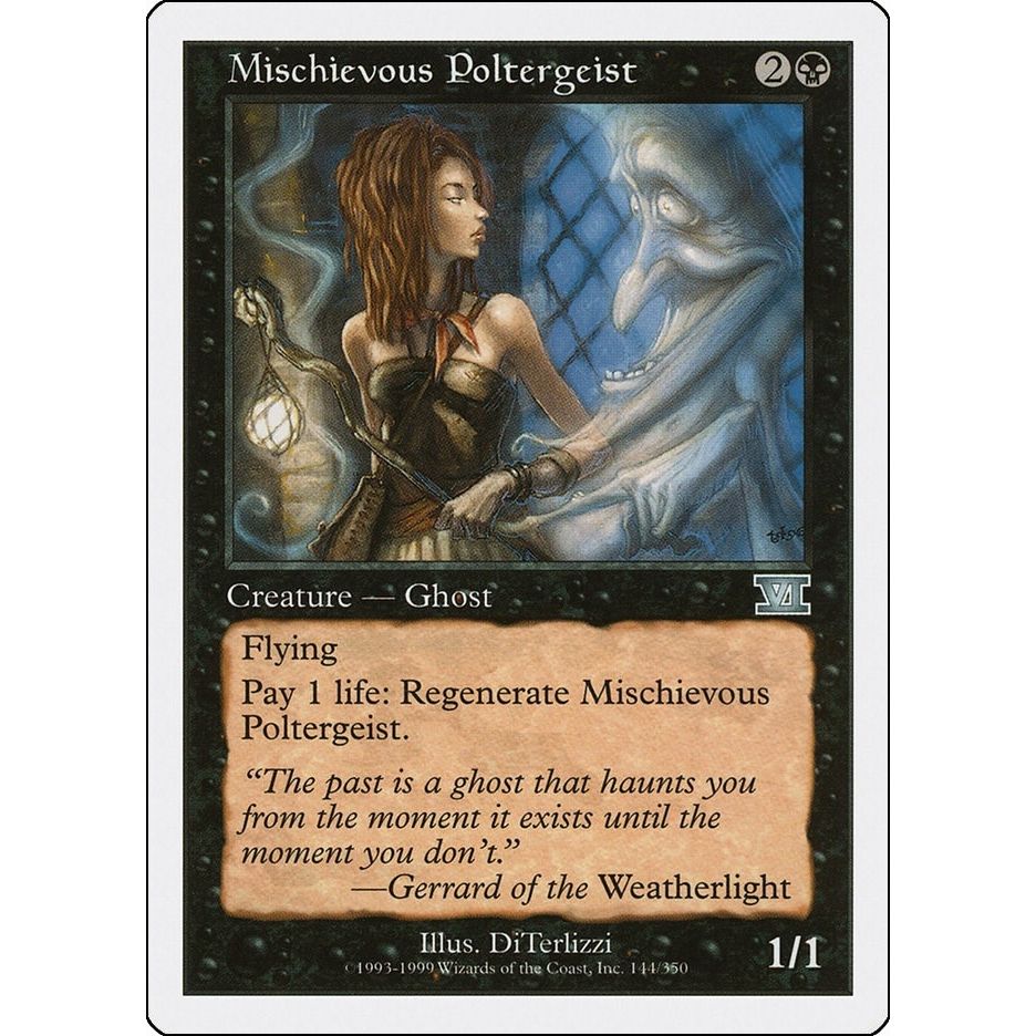Image for Mischievous Poltergeist (144) (6ED) - Magic: The Gathering