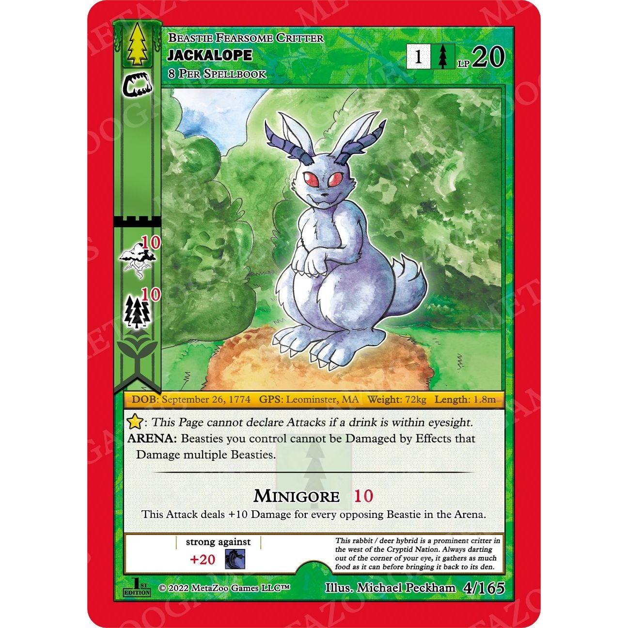 Image for Jackalope (4/165) (WILFE) - MetaZoo
