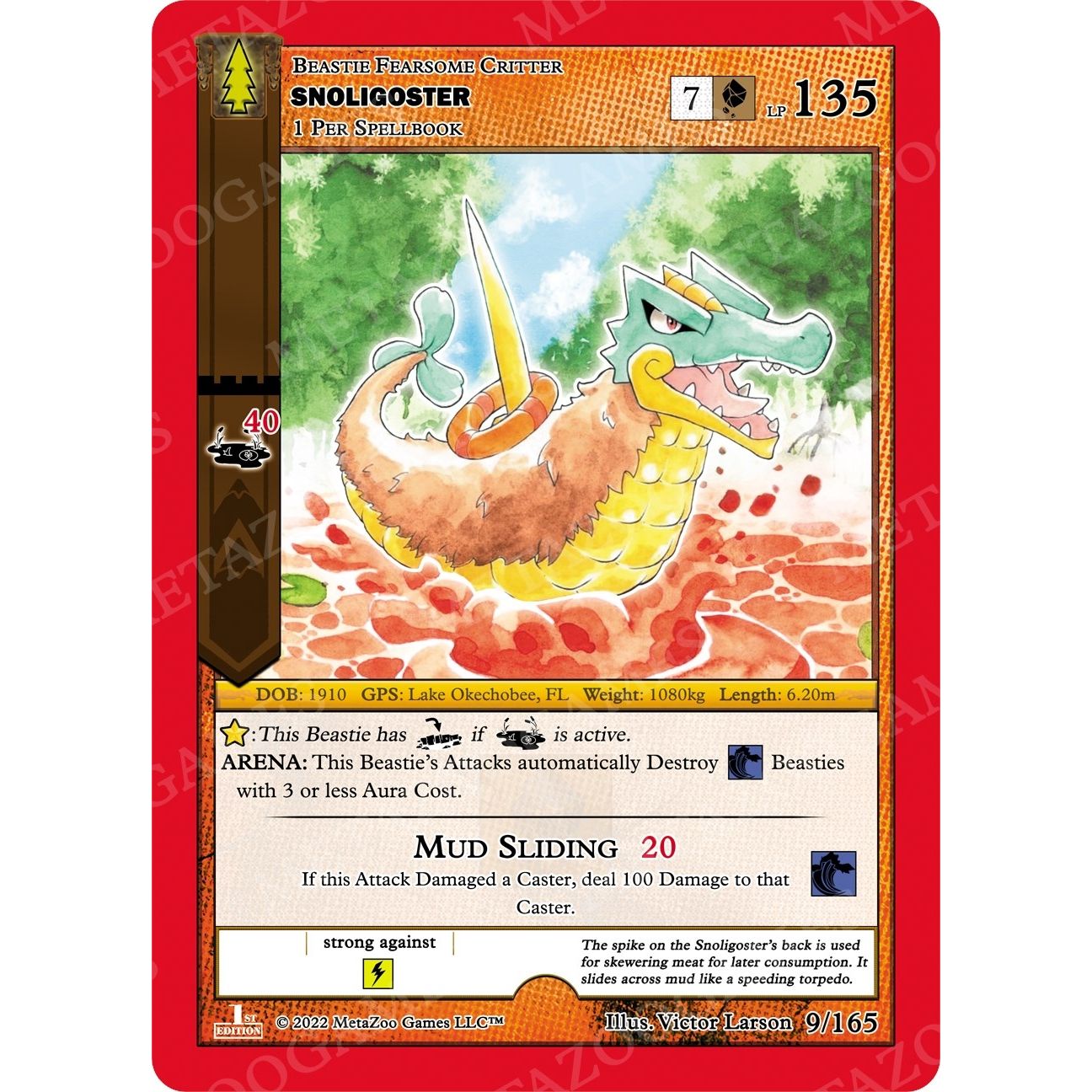 Image for Snoligoster (9/165) (WILFE) - MetaZoo