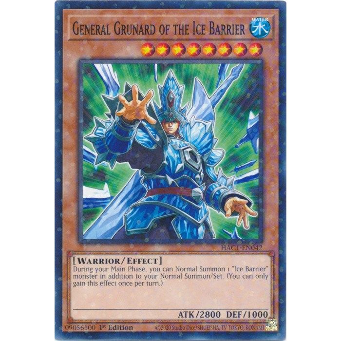 Image for General Grunard of the Ice Barrier (Duel Terminal) (HAC1-EN042) (HAC1) - YuGiOh