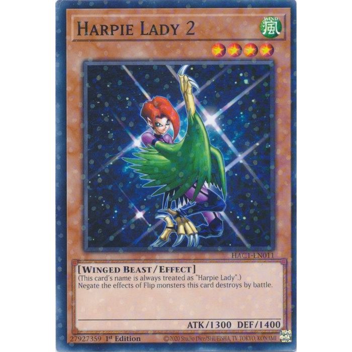 Image for Harpie Lady 2 (Duel Terminal) (HAC1-EN011) (HAC1) - YuGiOh