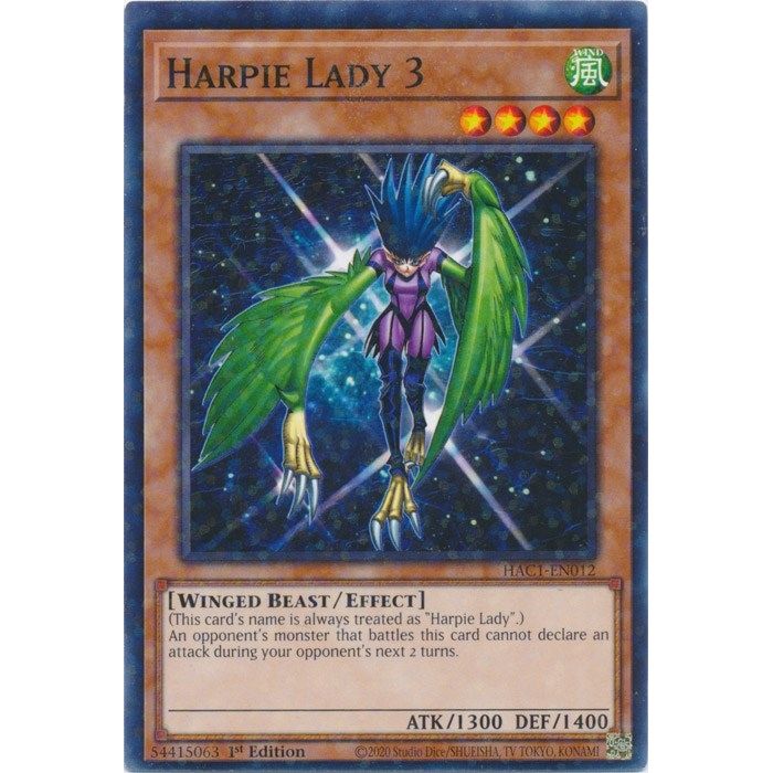 Image for Harpie Lady 3 (Duel Terminal) (HAC1-EN012) (HAC1) - YuGiOh
