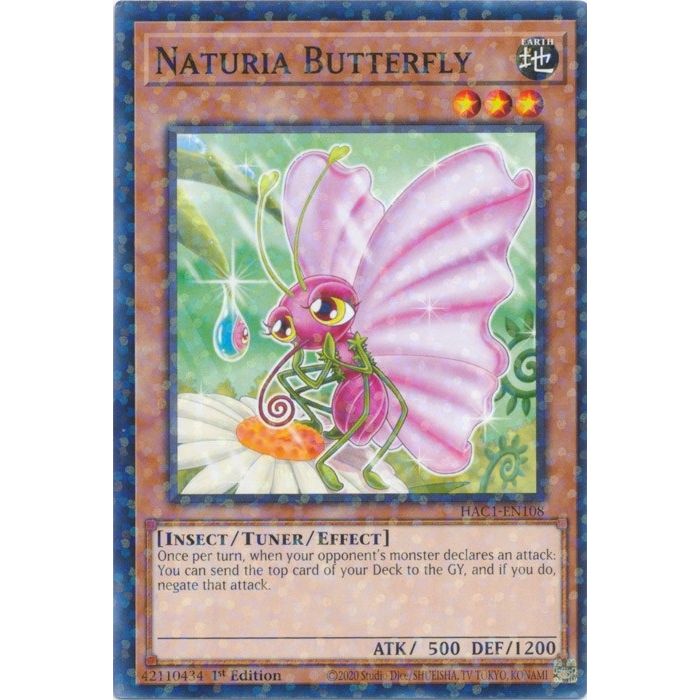 Image for Naturia Butterfly (Duel Terminal) (HAC1-EN108) (HAC1) - YuGiOh