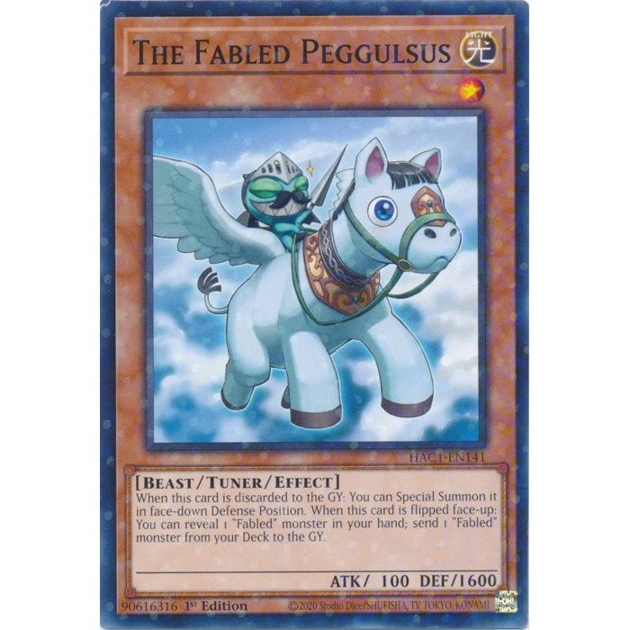 Image for The Fabled Peggulsus (Duel Terminal) (HAC1-EN141) (HAC1) - YuGiOh