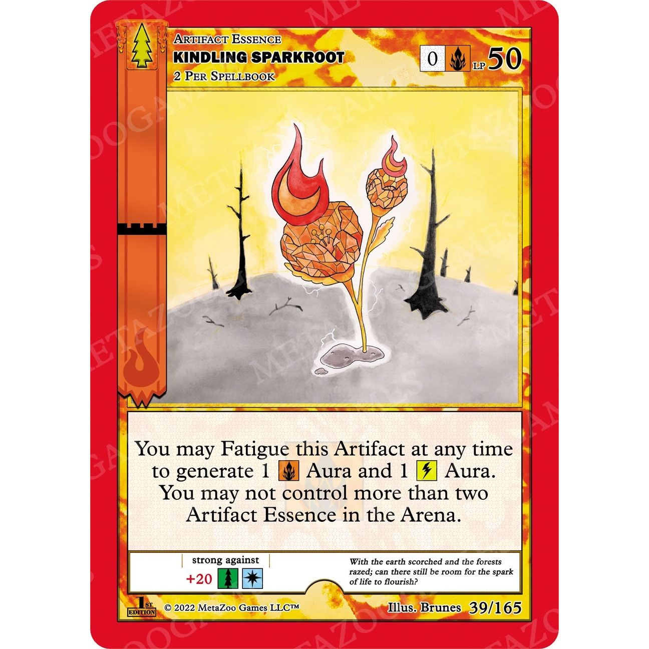 Image for Kindling Sparkroot (39/165) (WILFE) - MetaZoo