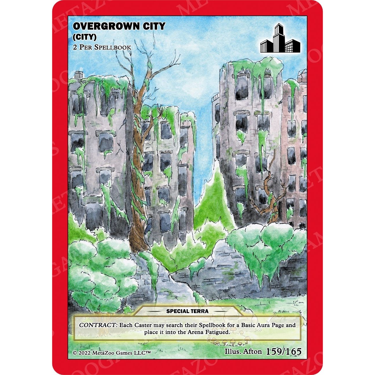 Image for Overgrown City (City) (159/165) (WILFE) - MetaZoo