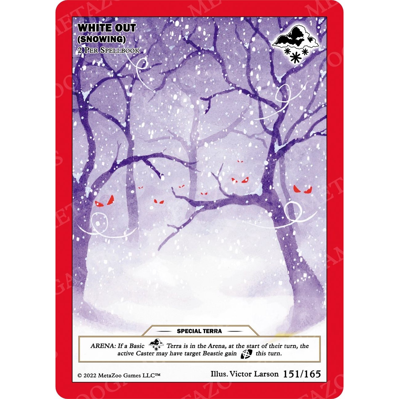 Image for White Out (Snowing) (151/165) (WILFE) - MetaZoo