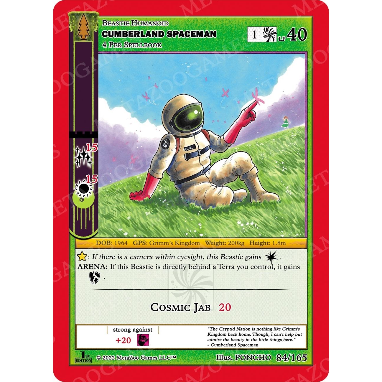 Image for Cumberland Spaceman (84/165) (WILFE) - MetaZoo