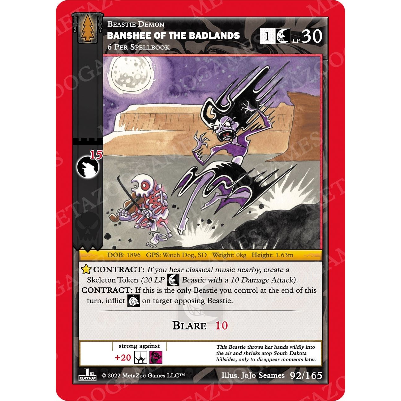 Image for Banshee of the Badlands (92/165) (WILFE) - MetaZoo