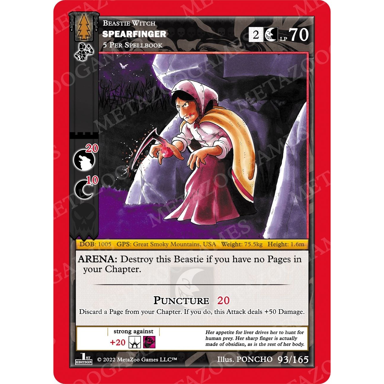 Image for Spearfinger (93/165) (WILFE) - MetaZoo