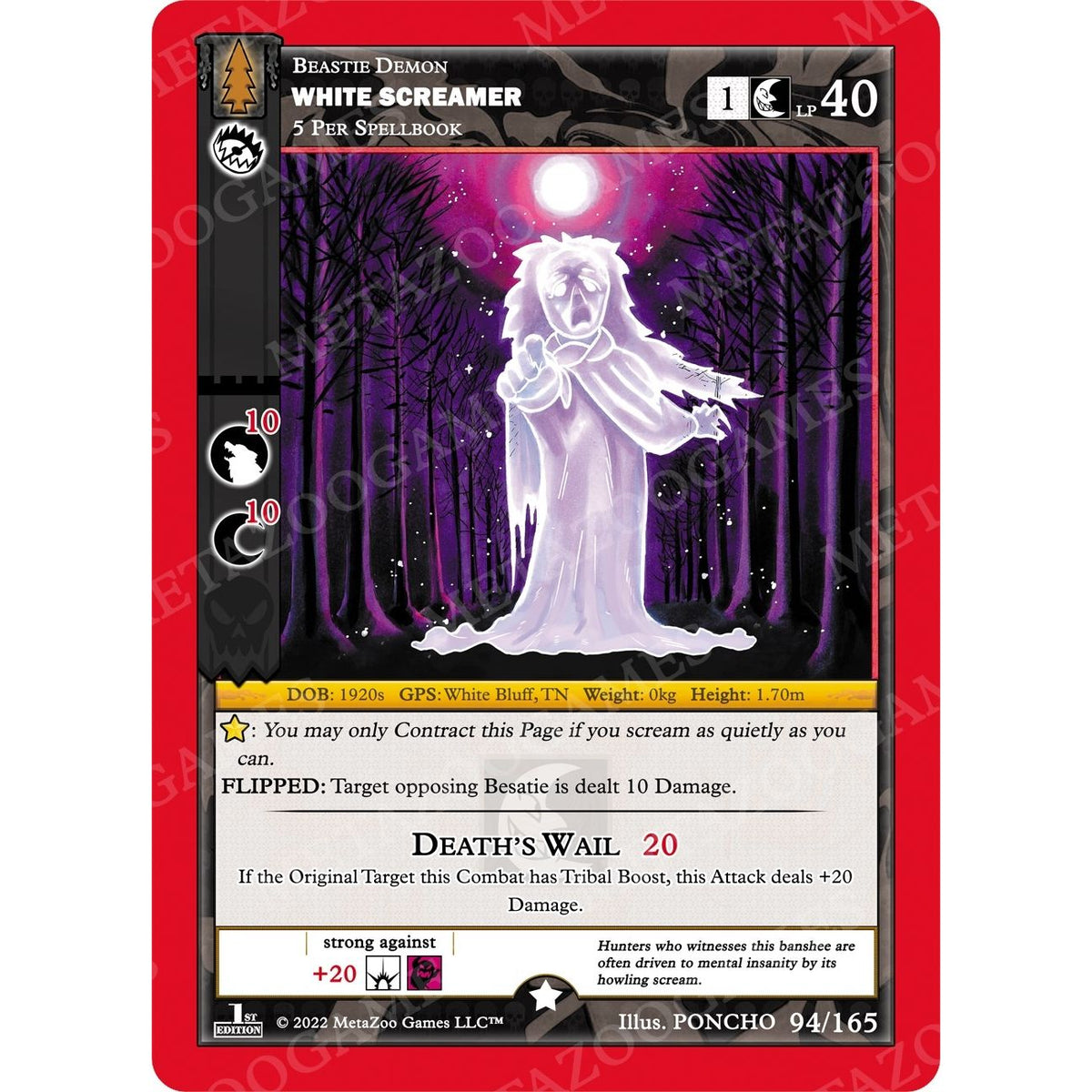 Image for White Screamer (94/165) (WILFE) - MetaZoo