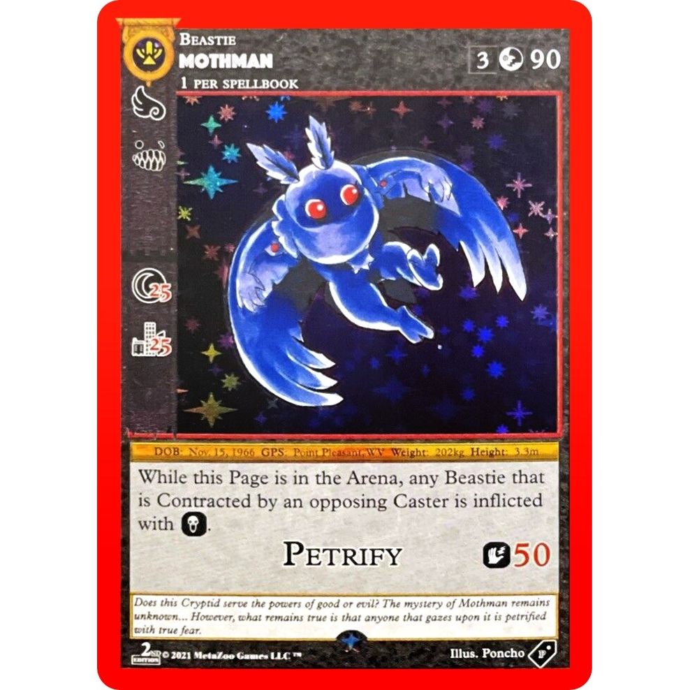 Image for Mothman (Cryptid Nation: Second Edition Blister Promo) (MISC) - MetaZoo