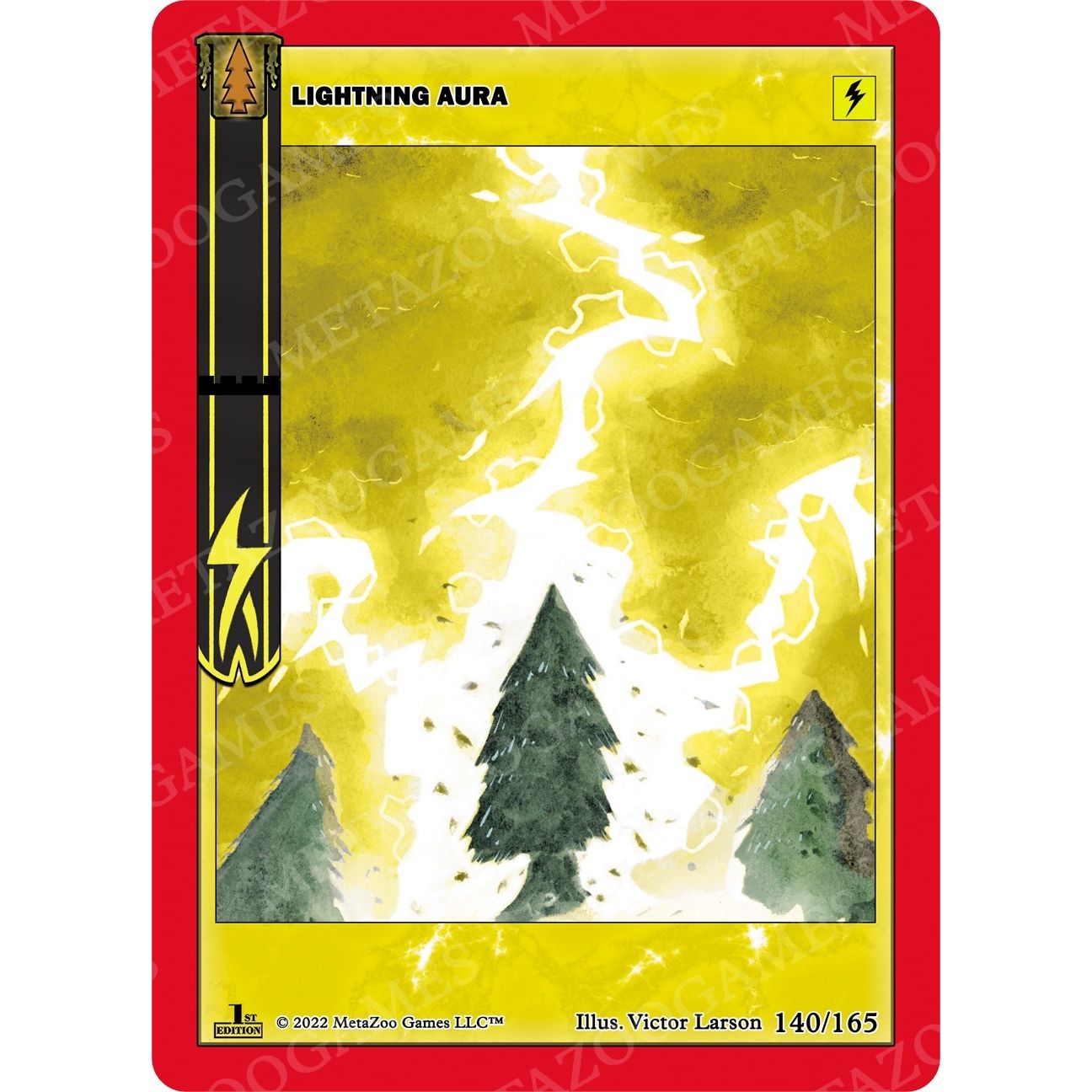 Image for Lightning Aura (140/165) (WILFE) - MetaZoo