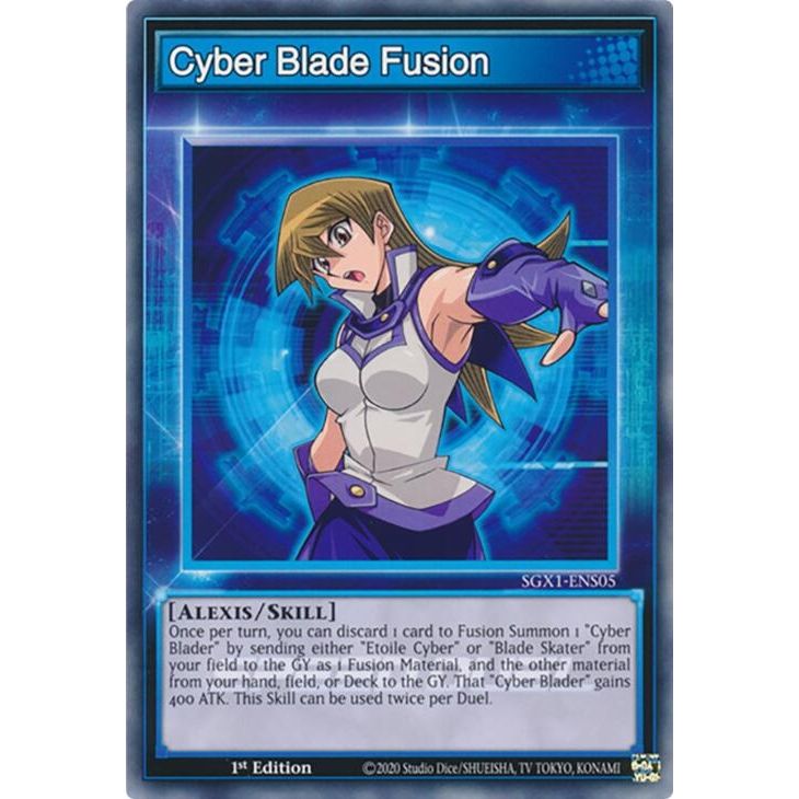 Image for Cyber Blade Fusion (SGX1-ENS05) - YuGiOh