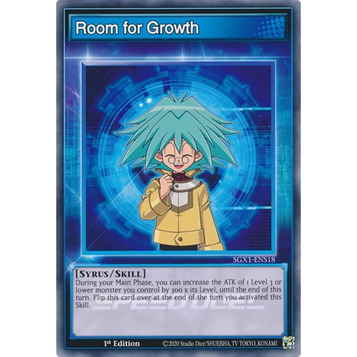 Image for Room for Growth (SGX1-ENS18) - YuGiOh
