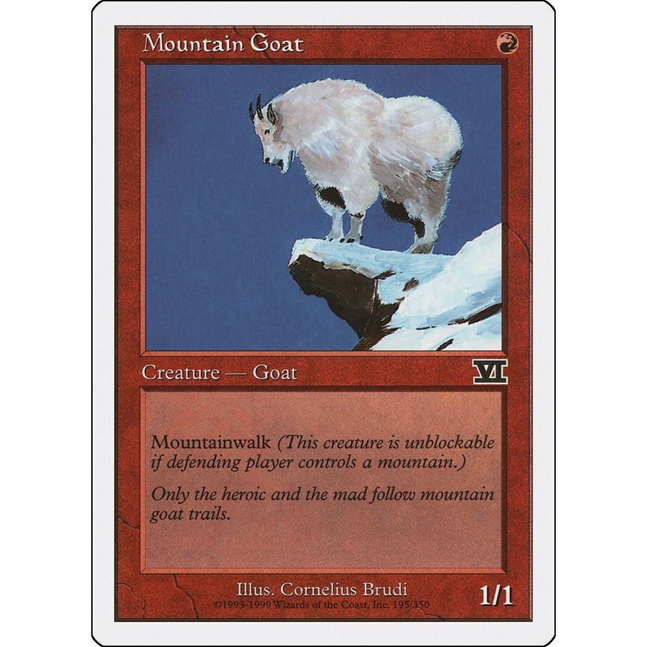 Image for Mountain Goat (195) (6ED) - Magic: The Gathering