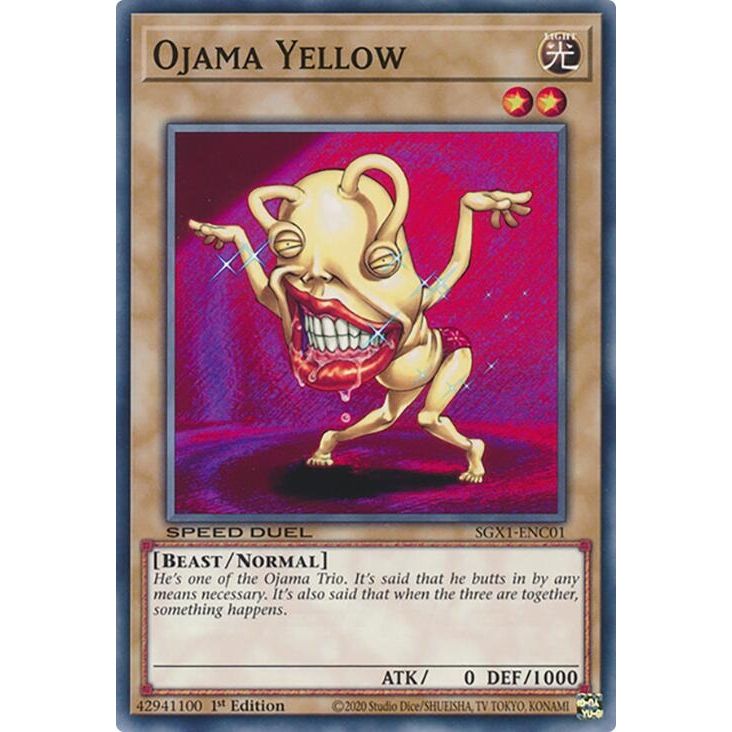 Image for Ojama Yellow (SGX1-ENC01) - YuGiOh