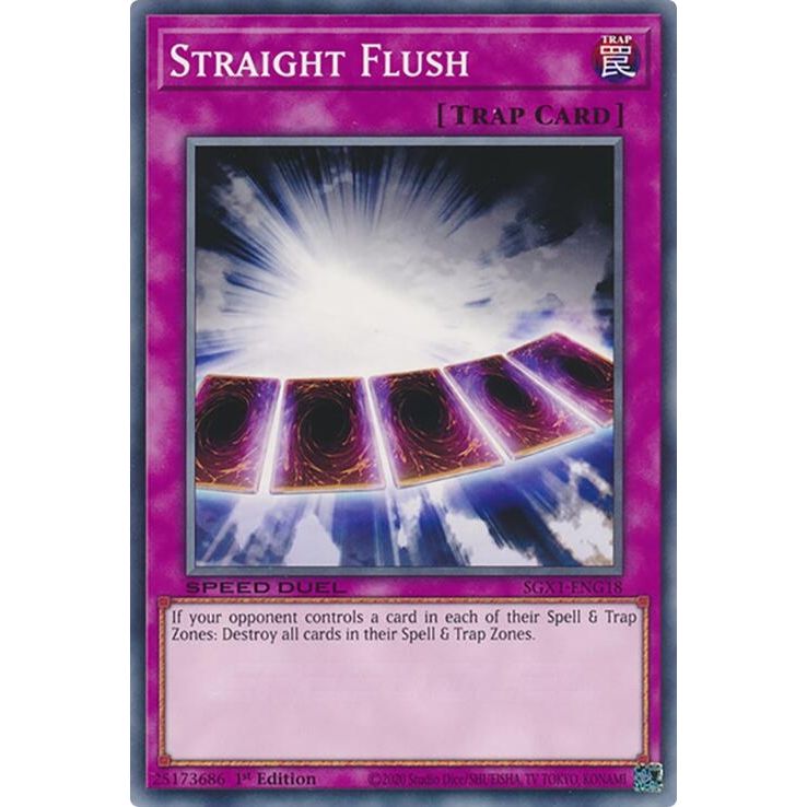 Image for Straight Flush (SGX1-ENG18) - YuGiOh