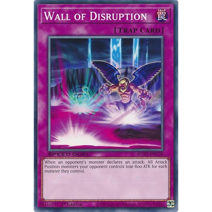 Image for Wall of Disruption (SGX1-ENC20) - YuGiOh