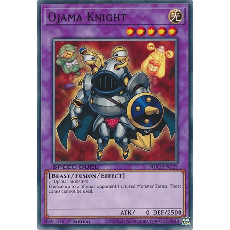 Image for Ojama Knight (SGX1-ENC23) - YuGiOh